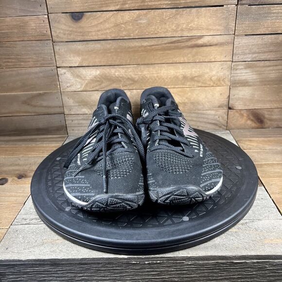 New Balance Womens Sz 7B Minimus Black Running Shoes Lace Up Vibram WX20BP7 - Picture 2 of 10